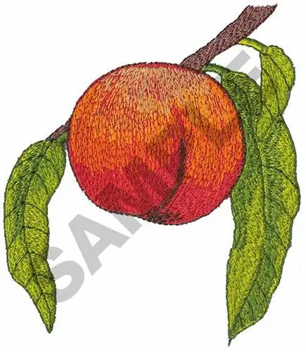 PEACH Embroidery Design Fan Favorite