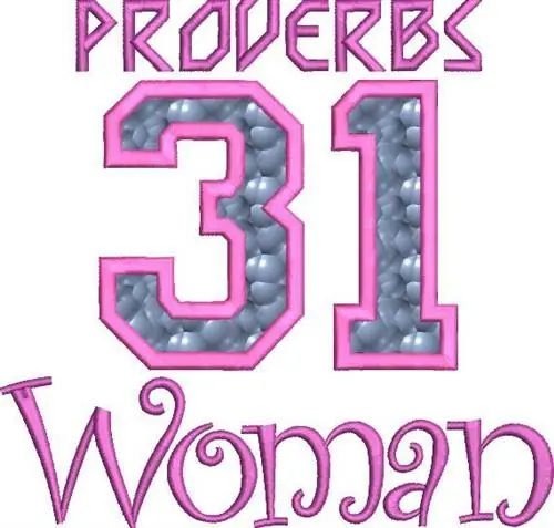 Final Sale Proverbs 31 Woman Embroidery Design