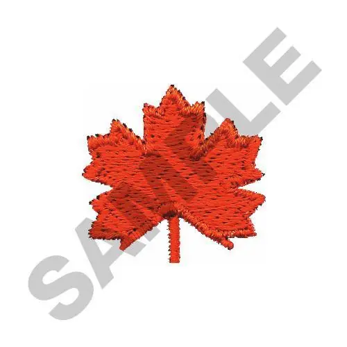 MAPLE LEAF Embroidery Design Bargain