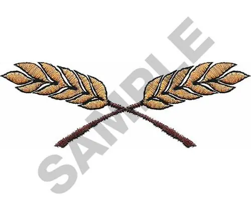 Exclusive Offer CROSSED WHEAT Embroidery Design