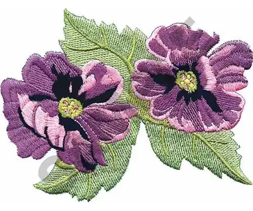 AFRICAN VIOLETS Embroidery Design One Day Deal