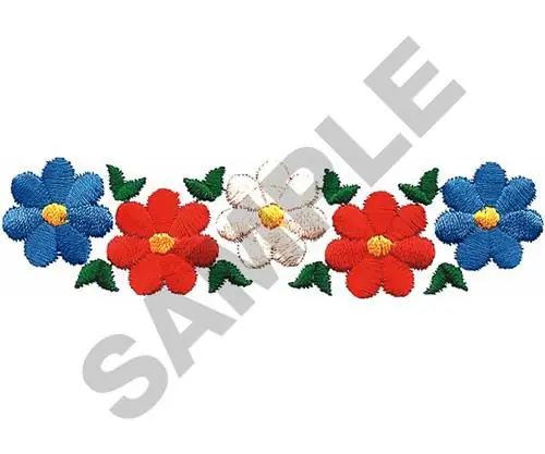 Deal FLOWER BORDER Embroidery Design