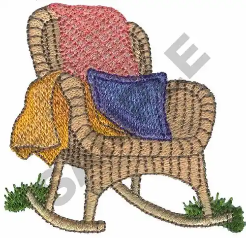 Today Only OUTDOOR ROCKER Embroidery Design