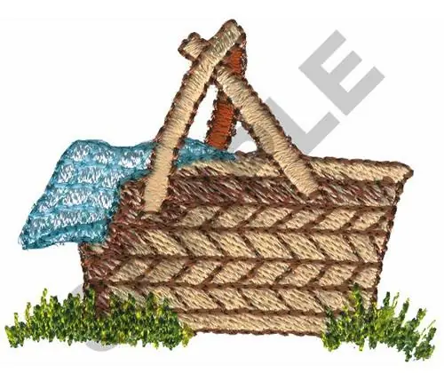 PICNIC BASKET Embroidery Design Low Price