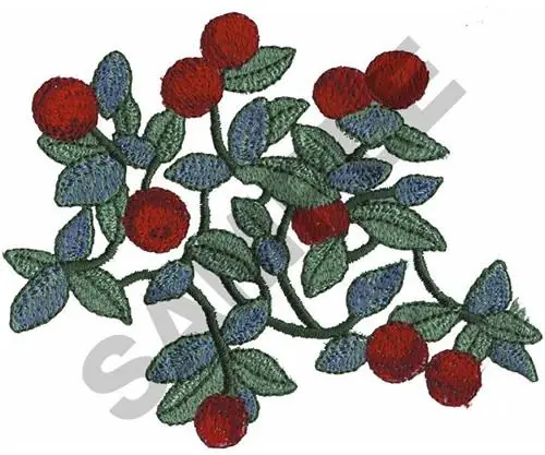 CHERRIES Embroidery Design Money Back Guarantee