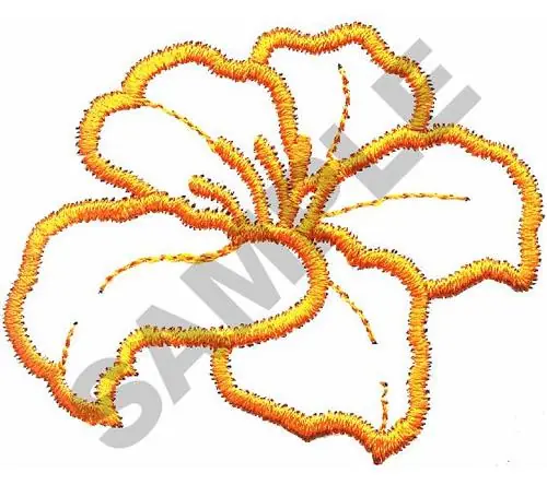 Certified ORCHID BLOOM Embroidery Design