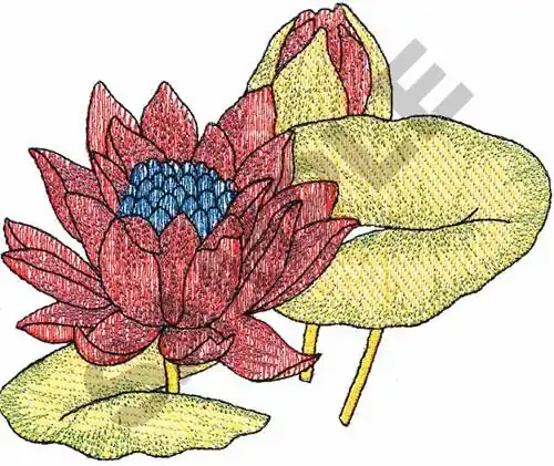Clearance LIGHT FILL FLOWER Embroidery Design