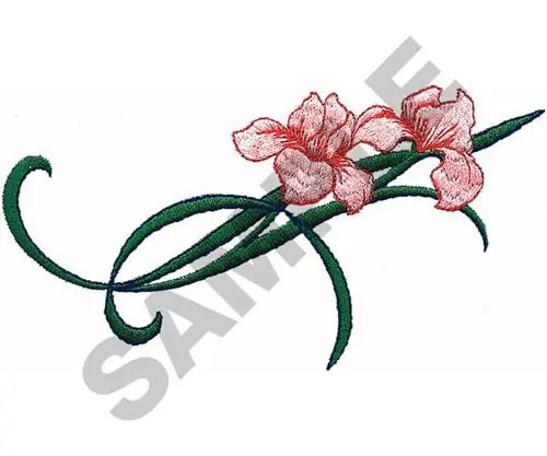 IRIS Embroidery Design Authentic