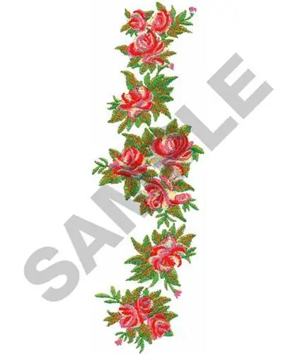Budget ROSE BORDER Embroidery Design