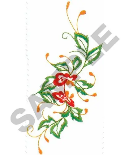 FLORAL DESIGN Embroidery Design Last Chance