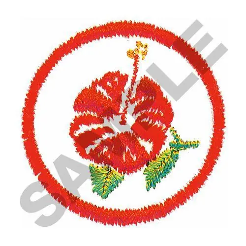 Limited Time AMARYLLIS PATCH Embroidery Design