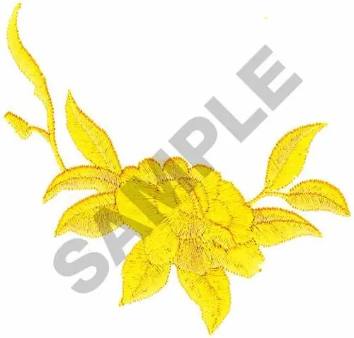 Trending YELLOW FLOWER Embroidery Design