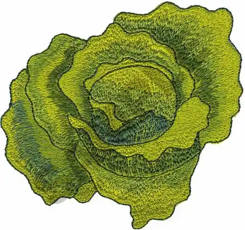 Must Have LETTUCE Embroidery Design