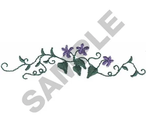 FLORAL VINE Embroidery Design Time-Limited