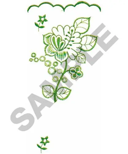 Limited Edition FLORAL DESIGN 144 Embroidery Design