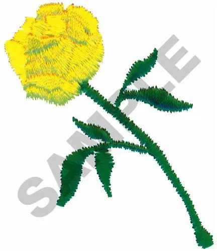 Super Sale YELLOW ROSE Embroidery Design