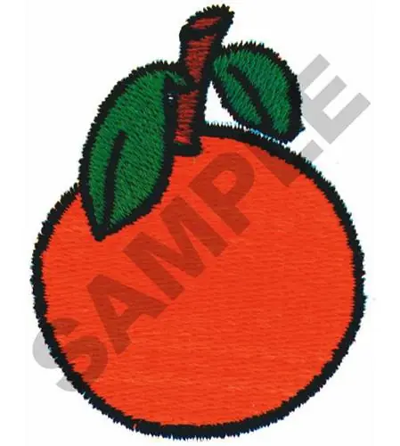 Buy Today ORANGE Embroidery Design