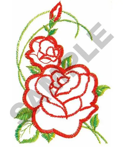 BLOOMING ROSE Embroidery Design Premium