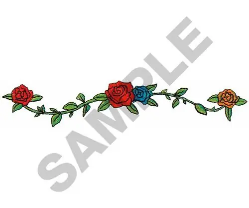ROSE BORDER Embroidery Design Trusted Brand