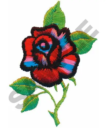 Direct From Manufacturer NEON ROSE Embroidery Design