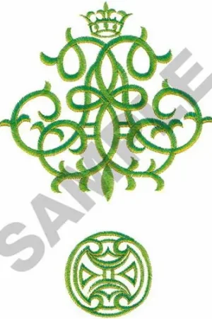 Affordable SCROLL 215 Embroidery Design