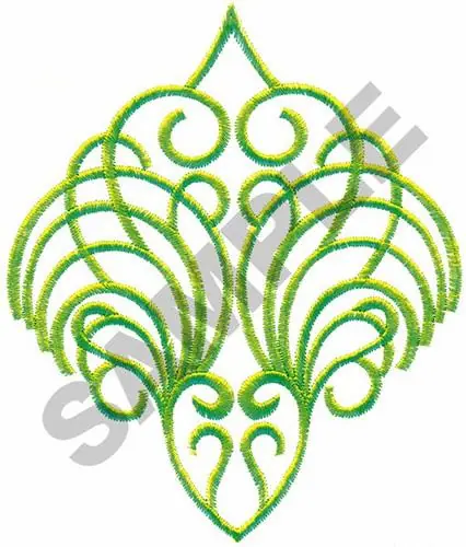 No Minimum Order SCROLL 218 Embroidery Design