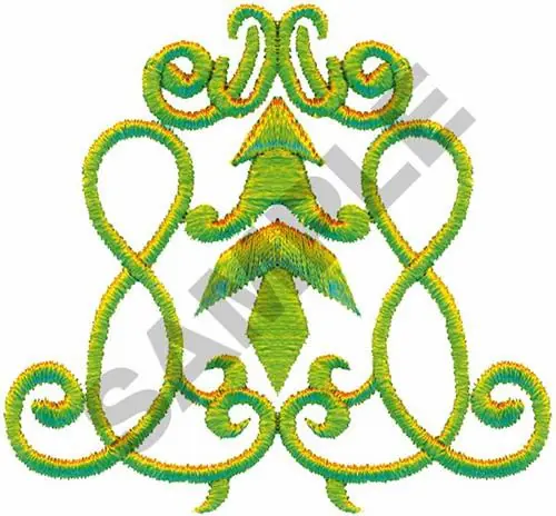 Seasonal Sale SCROLL 223 Embroidery Design