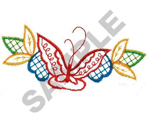 BUTTERFLY MOTIF 230 Embroidery Design Clearance