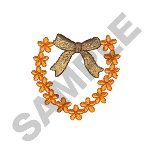 Factory Price WREATH Embroidery Design