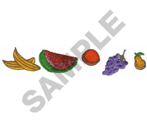 FRUIT BORDER Embroidery Design New Arrival