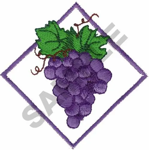 Buy Direct GRAPES Embroidery Design