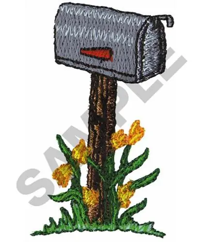 Professional Grade FLORAL MAILBOX Embroidery Design