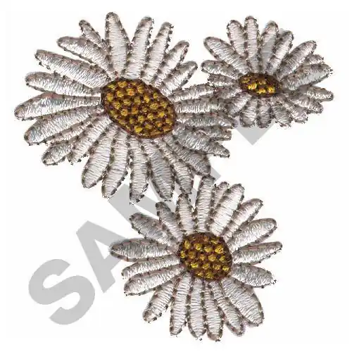 DAISIES Embroidery Design Crafted