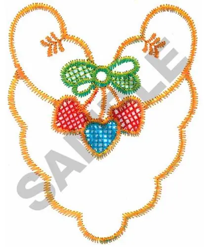HEART DECO Embroidery Design Warranty Included