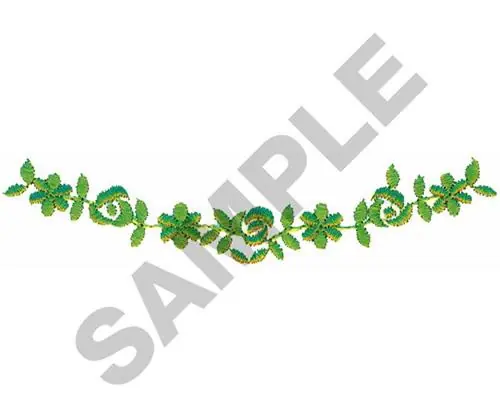 Fresh Stock FLORAL BORDER Embroidery Design
