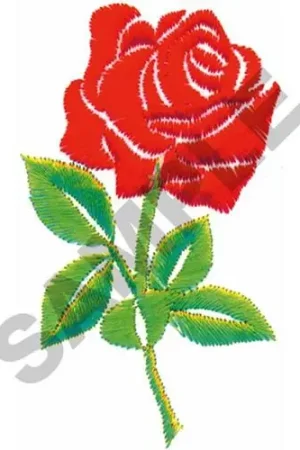 Authentic ROSE Embroidery Design