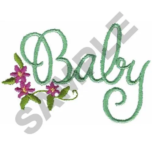 No Minimum Order BABY Embroidery Design