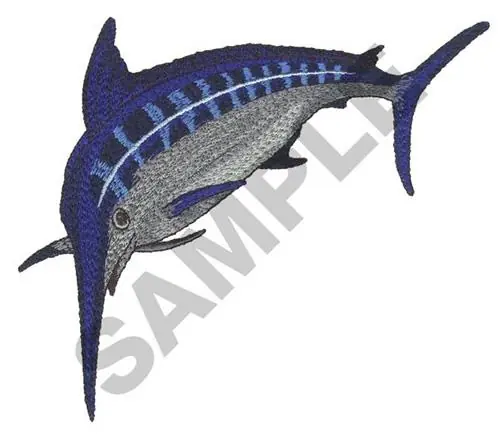 Buy Today BLUE MARLIN Embroidery Design