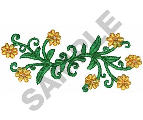 FLORAL BORDER Embroidery Design Reduced Price