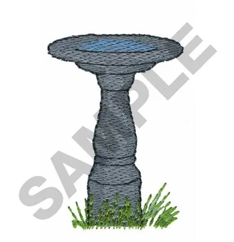 BIRDBATH Embroidery Design Bulk Order