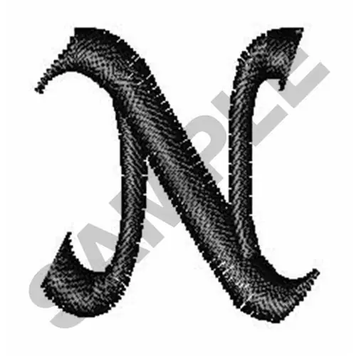Money Back Guarantee INVITATION FONT N Embroidery Design