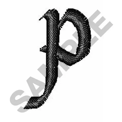 Order Now INVITATION FONT p Embroidery Design