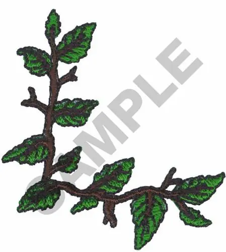 TREE BRANCH Embroidery Design Handmade