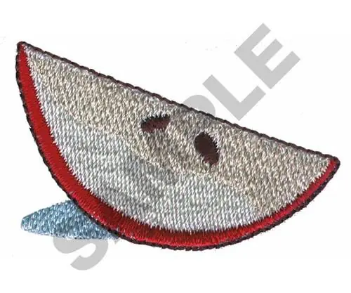Authentic Slice Up The Apple Embroidery Design