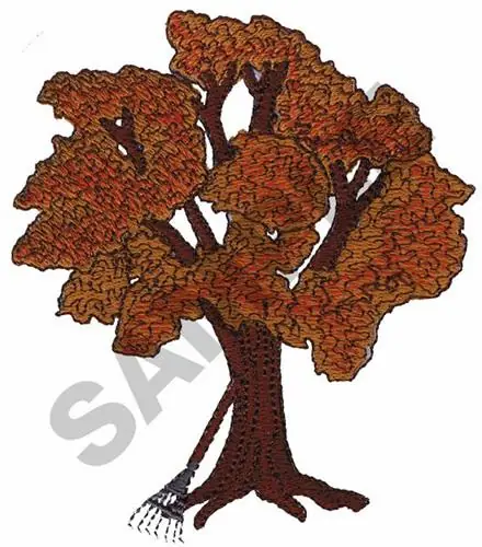 FALL TREE Embroidery Design Grab Now