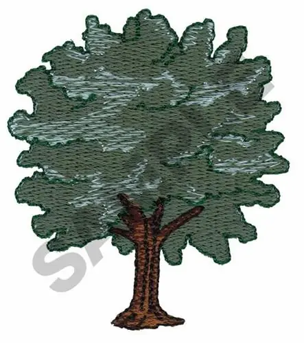 Tree Embroidery Design Luxury