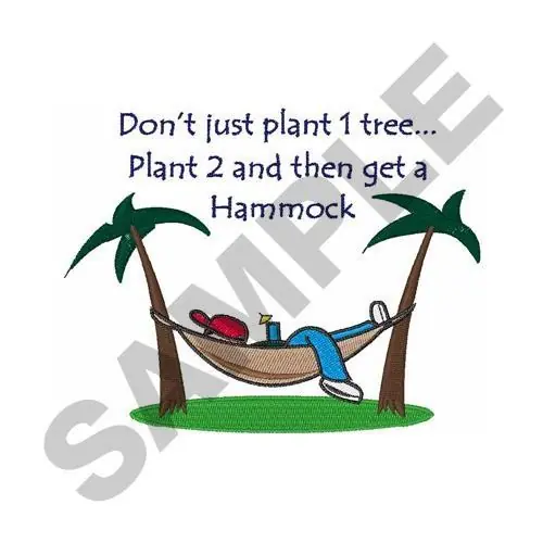 Time-Limited PLANT TWO TREES Embroidery Design
