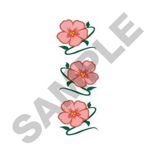 FLOWER BORDER Embroidery Design Viral