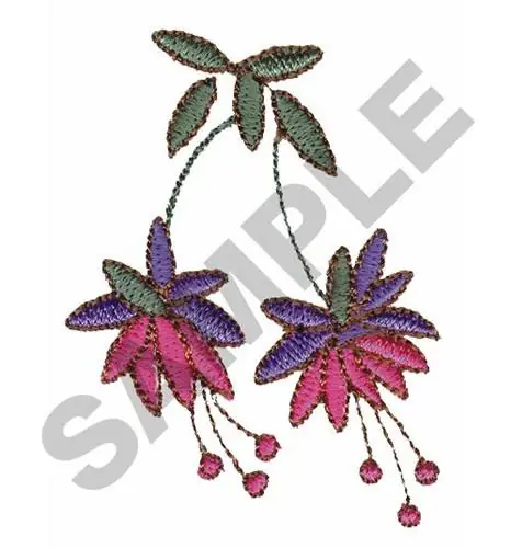 Fresh Stock Spring Flowers Embroidery Design