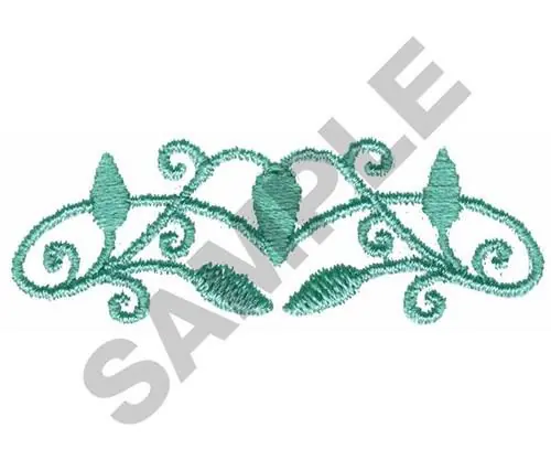 Warranty Included Vine Border Embroidery Design
